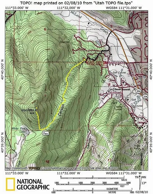 Iron Mountain Map Photos, Diagrams & Topos SummitPost