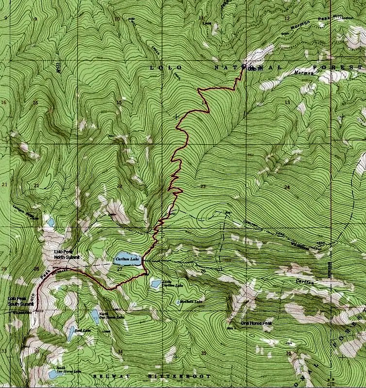 Topo of Lolo Route Photos, Diagrams & Topos SummitPost