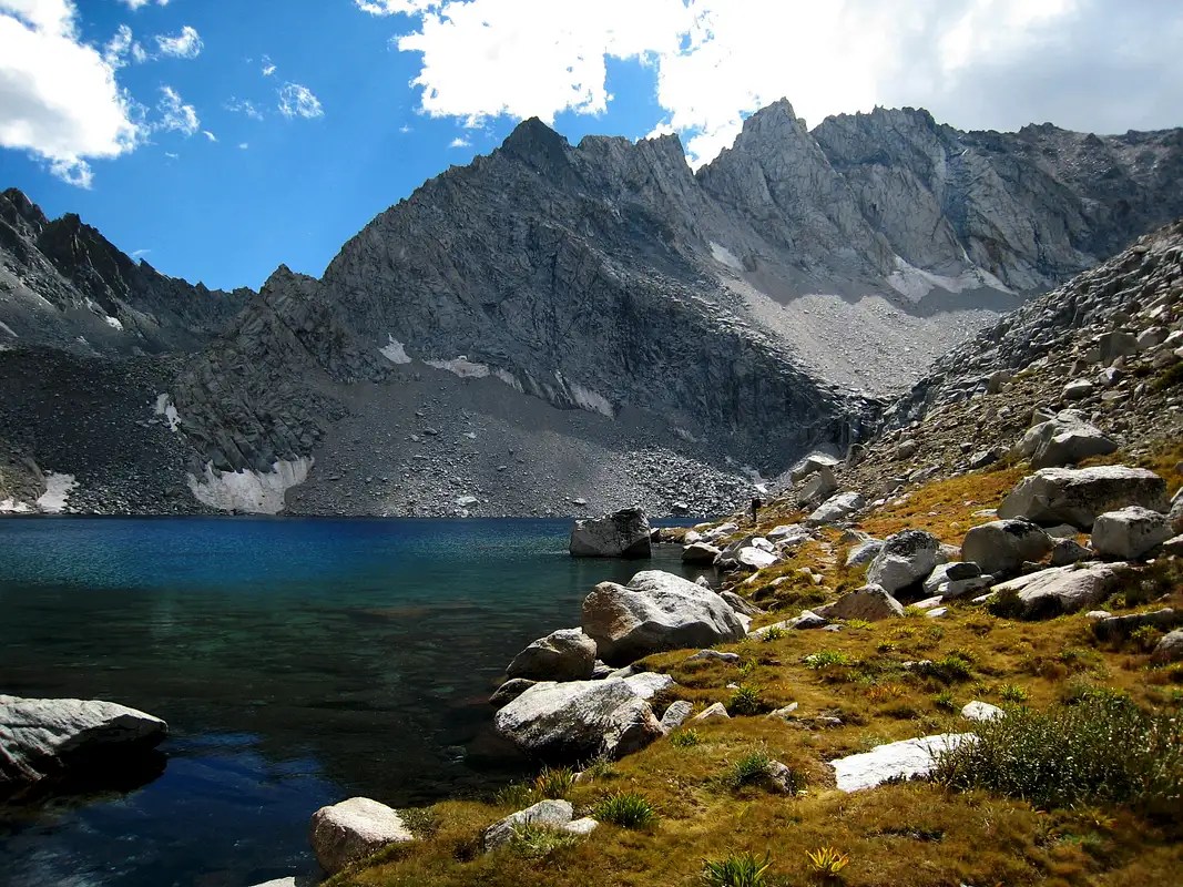 Looking South from Echo Lake (11,602'), Sierra Nevada Photos, Diagrams & Topos SummitPost