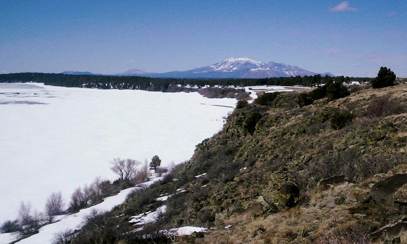 Mormon Lake Trail in late winter Photos, Diagrams & Topos SummitPost
