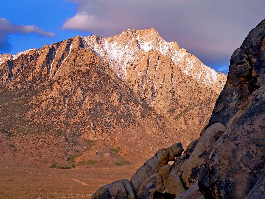 Lone Pine Peak from the Alabama Hills Photos, Diagrams & Topos