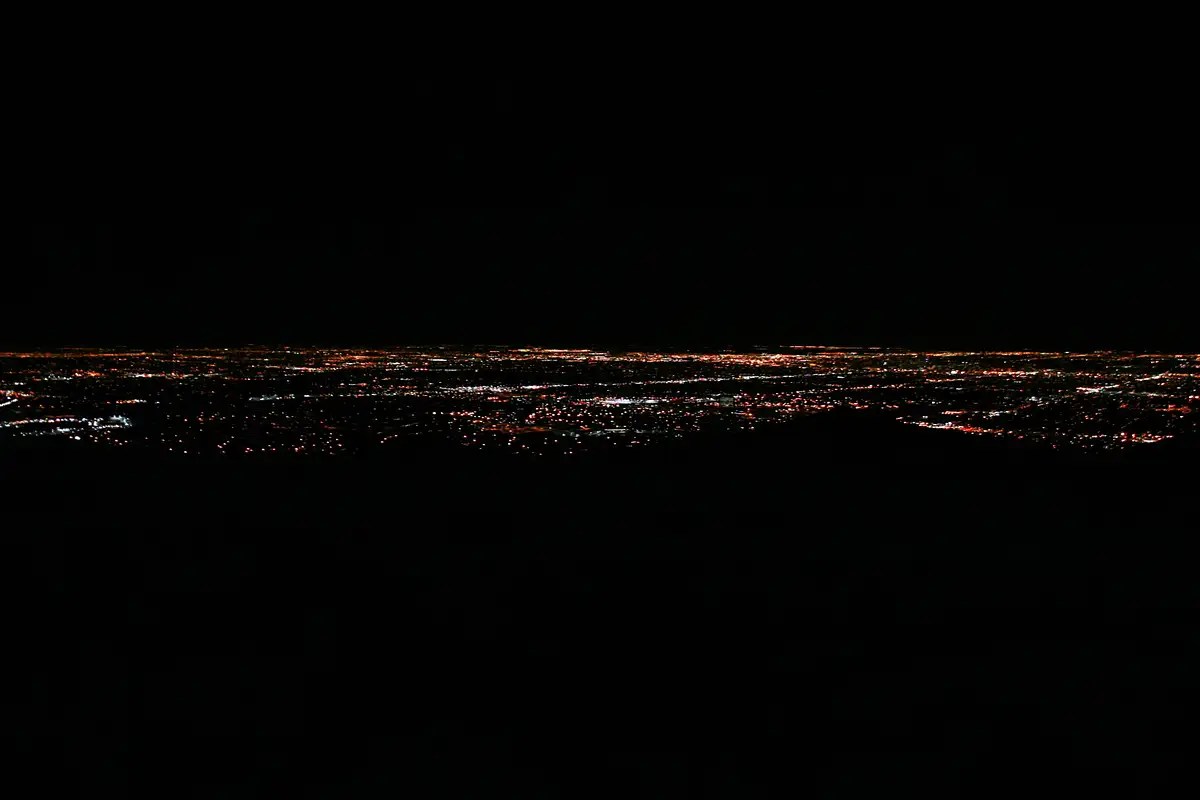 Denver at night from the summit Photos, Diagrams & Topos SummitPost