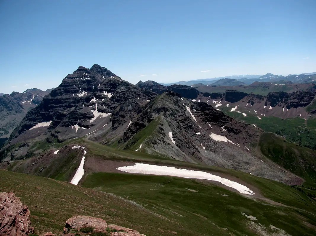 Buckskin Pass and the Maroon Bells Photos, Diagrams & Topos SummitPost