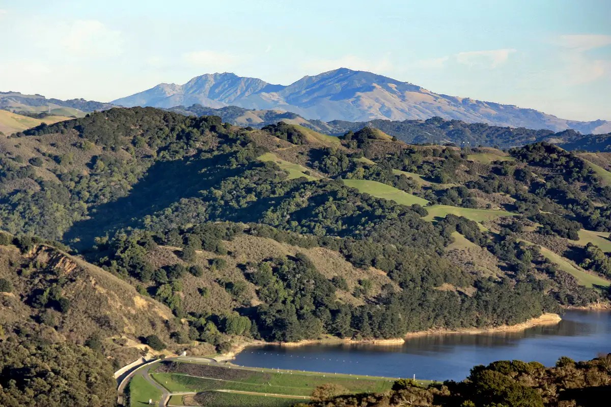 San Pablo Reservoir and Mt. Diablo from San Pablo Ridge Photos