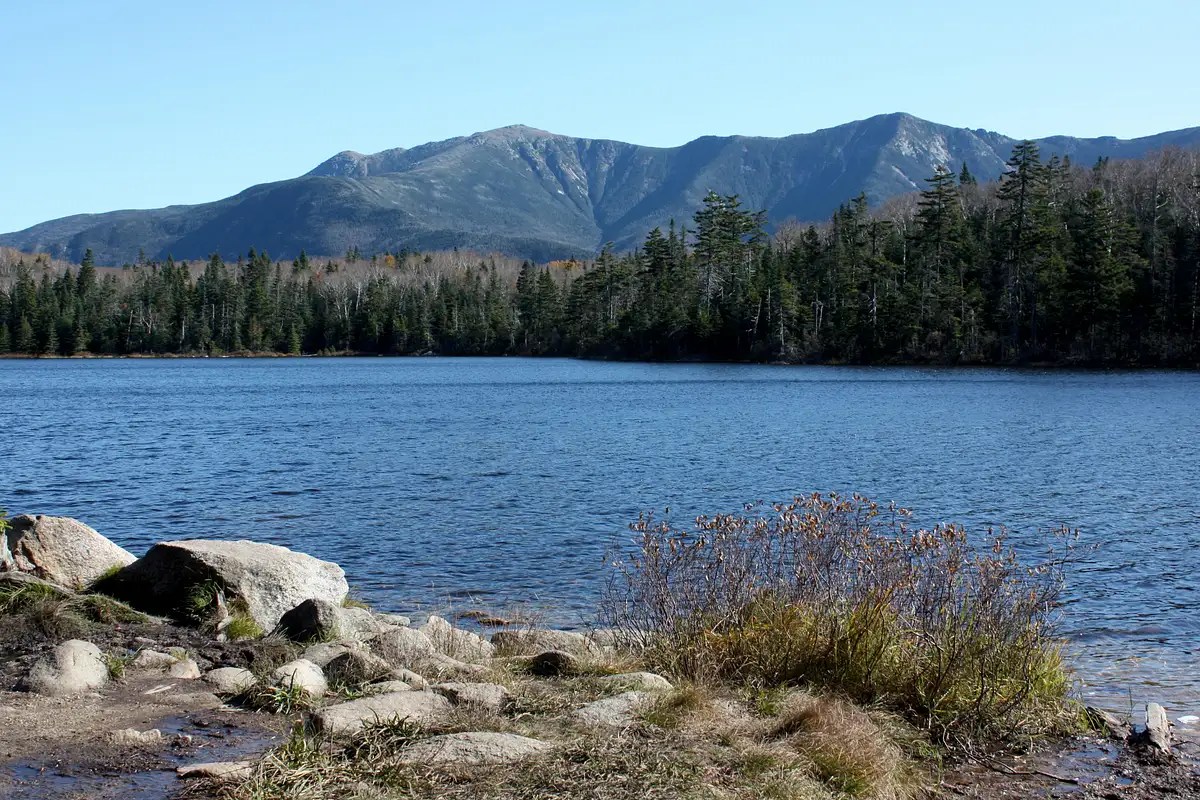 Franconia Ridge from Lonesome Lake, New Hampshire Photos, Diagrams