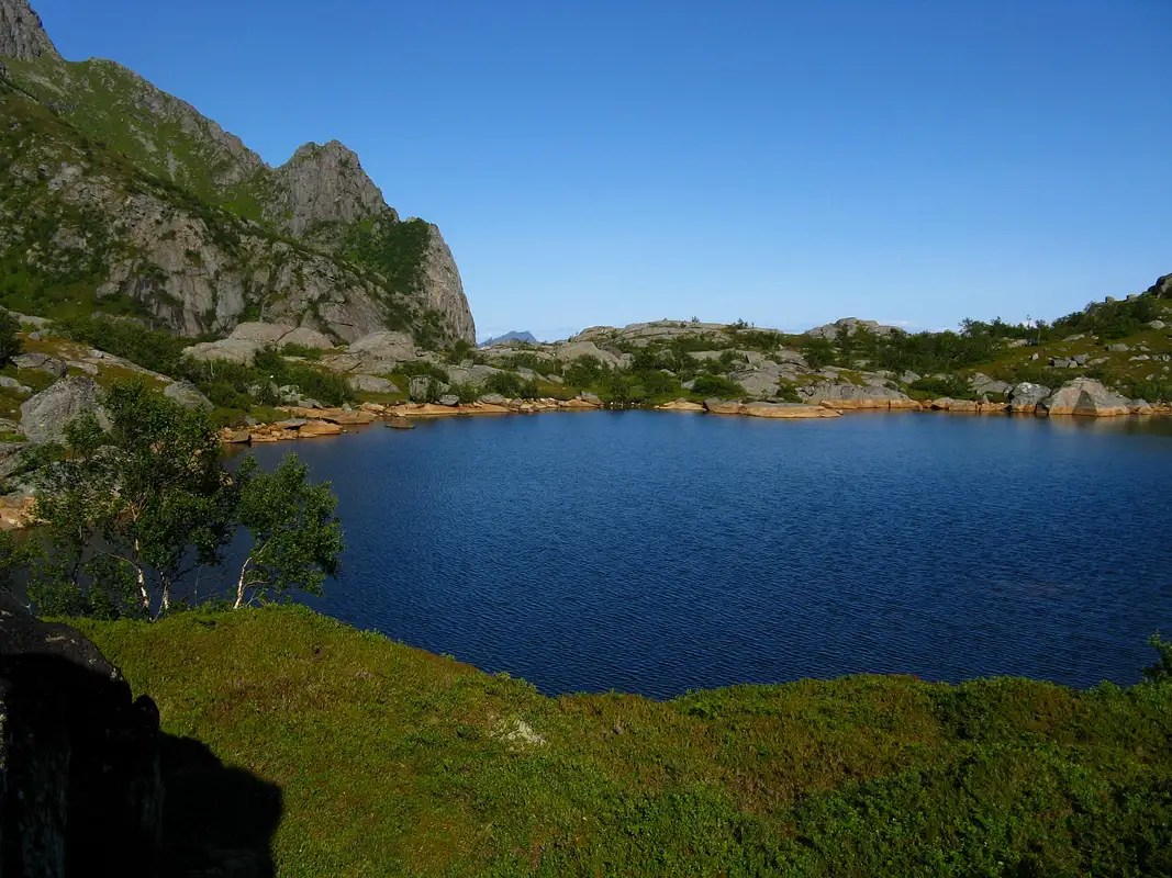 a small lake on the track to Presten Photos, Diagrams