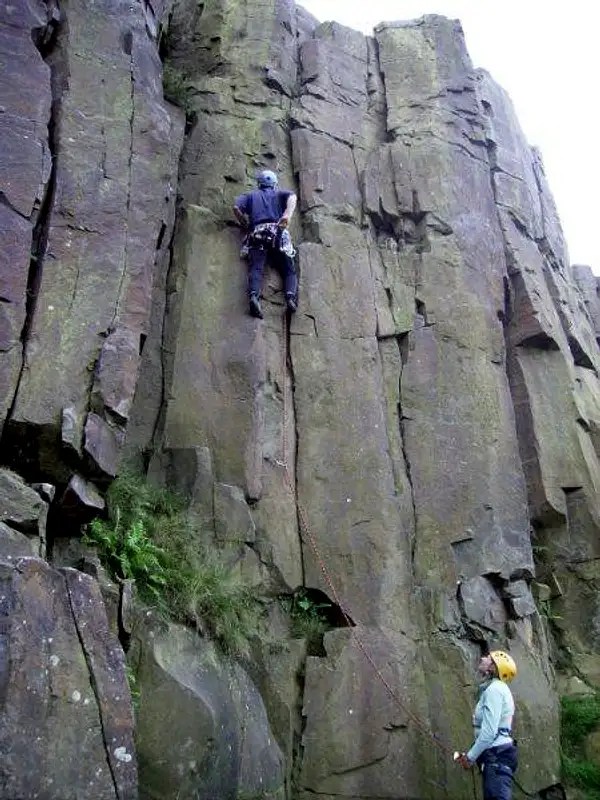 'Stacked Deck' (12m HS 4b),Troy Quarry, Lancashire Climbing, Hiking