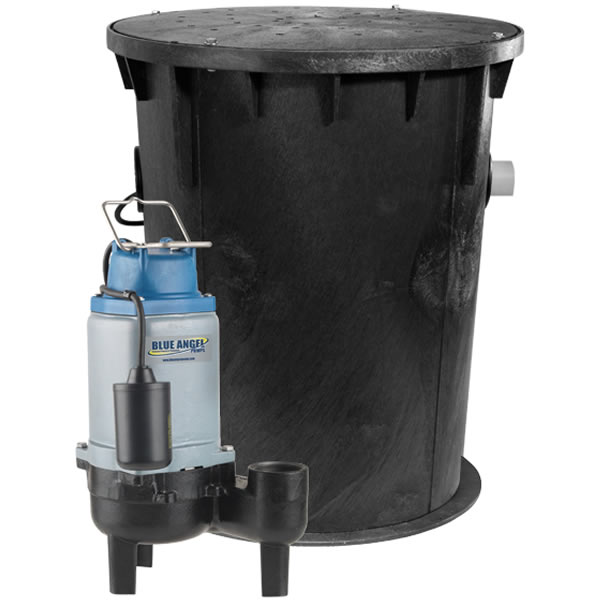 Blue Angel Pumps T50SWSS 1/2 HP Cast Iron Outdoor Sewage Pump System