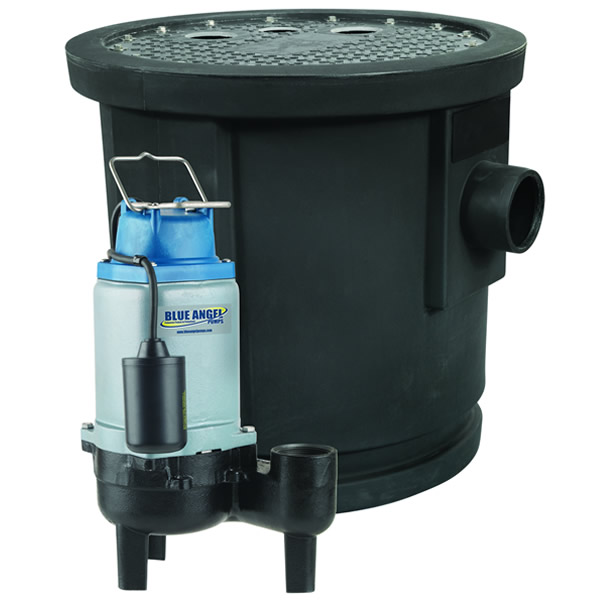Blue Angel Pumps T50SWST 1/2 HP Cast Iron Outdoor Sewage Pump System