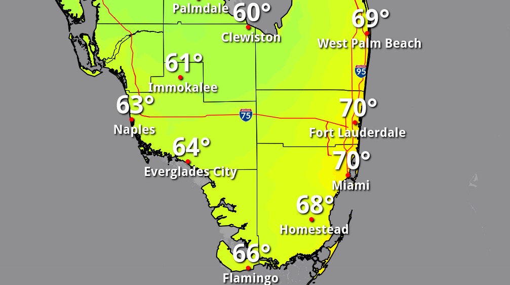 Cold front brings chilly mornings later this week