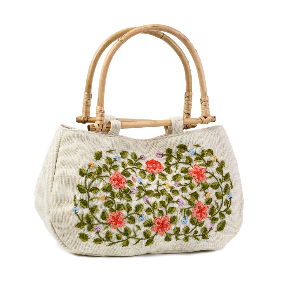 Floral Handbag Multicolor Shop Embroidered Floral Handbags