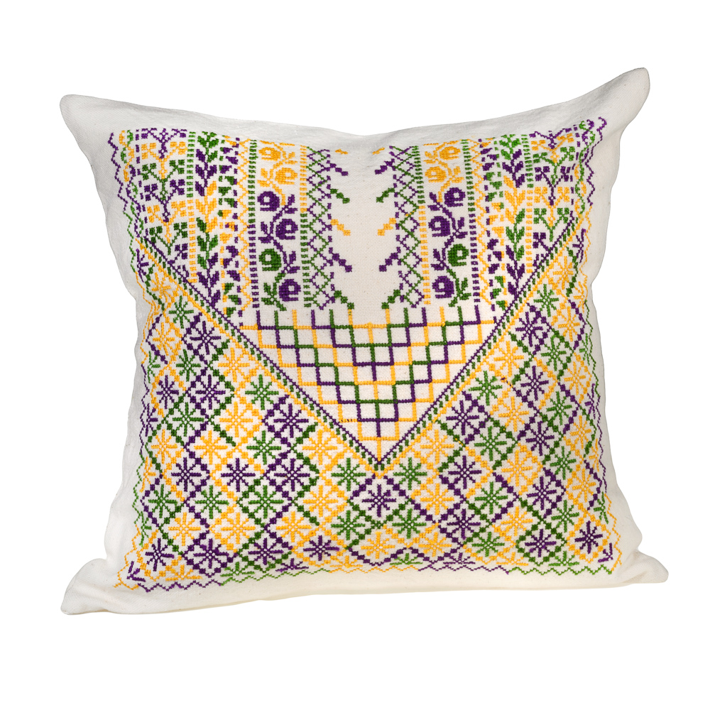 Embroidered Cushion Cover Qabba