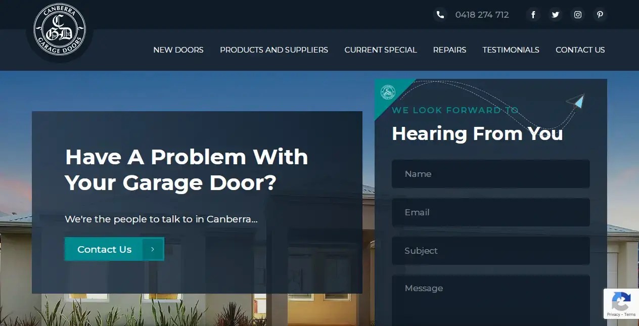Canberra Garage Doors Suncoast  Solutions UK