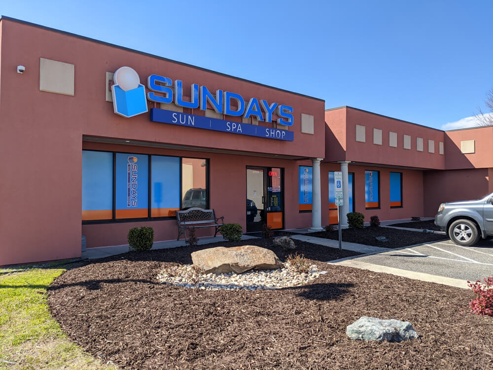 Newport News Tanning Salon Ed Wright Lane Sundays Sun Spa Shop