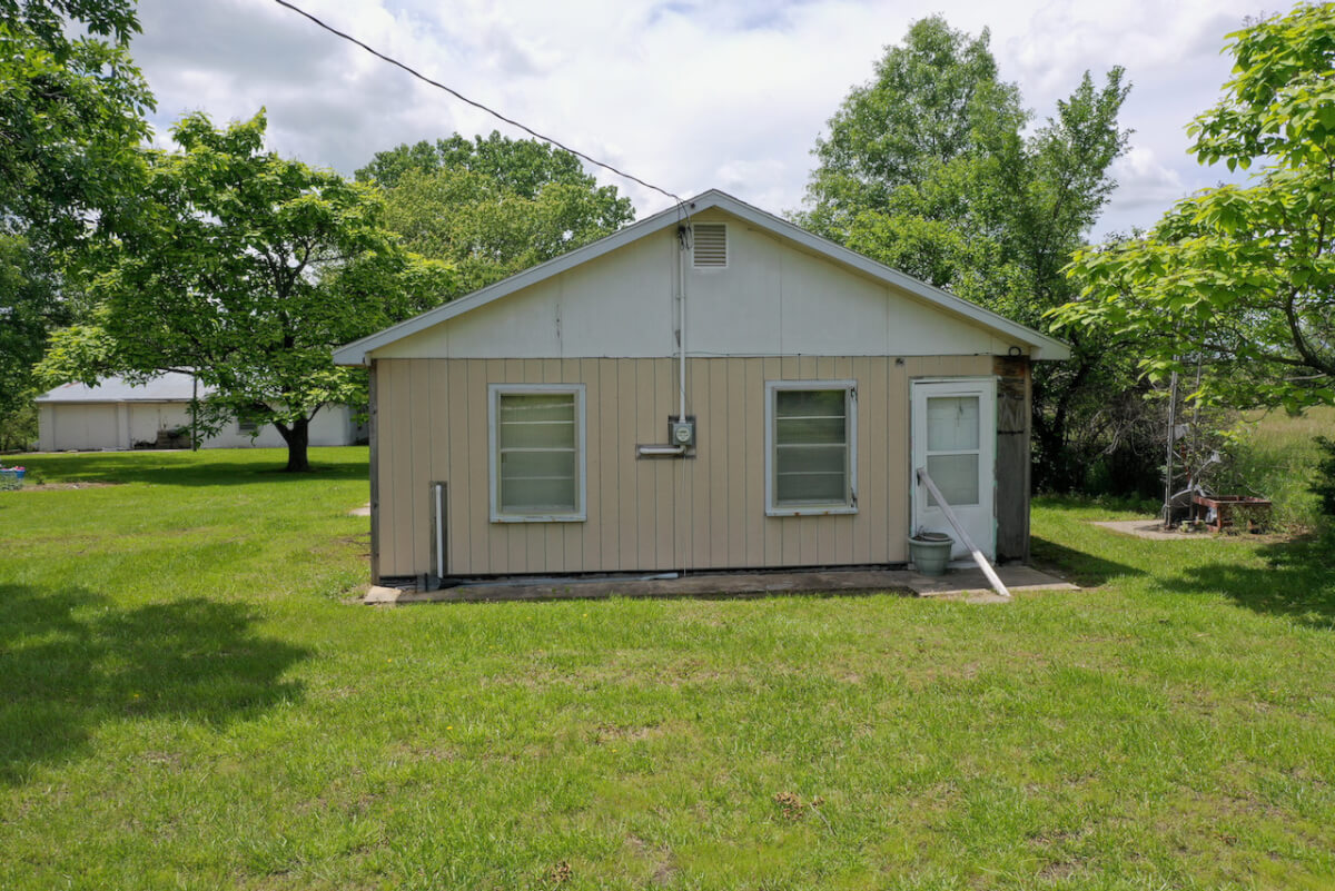 Cabin & Large Garage on 12+ Acres Just North of Fall River Lake in