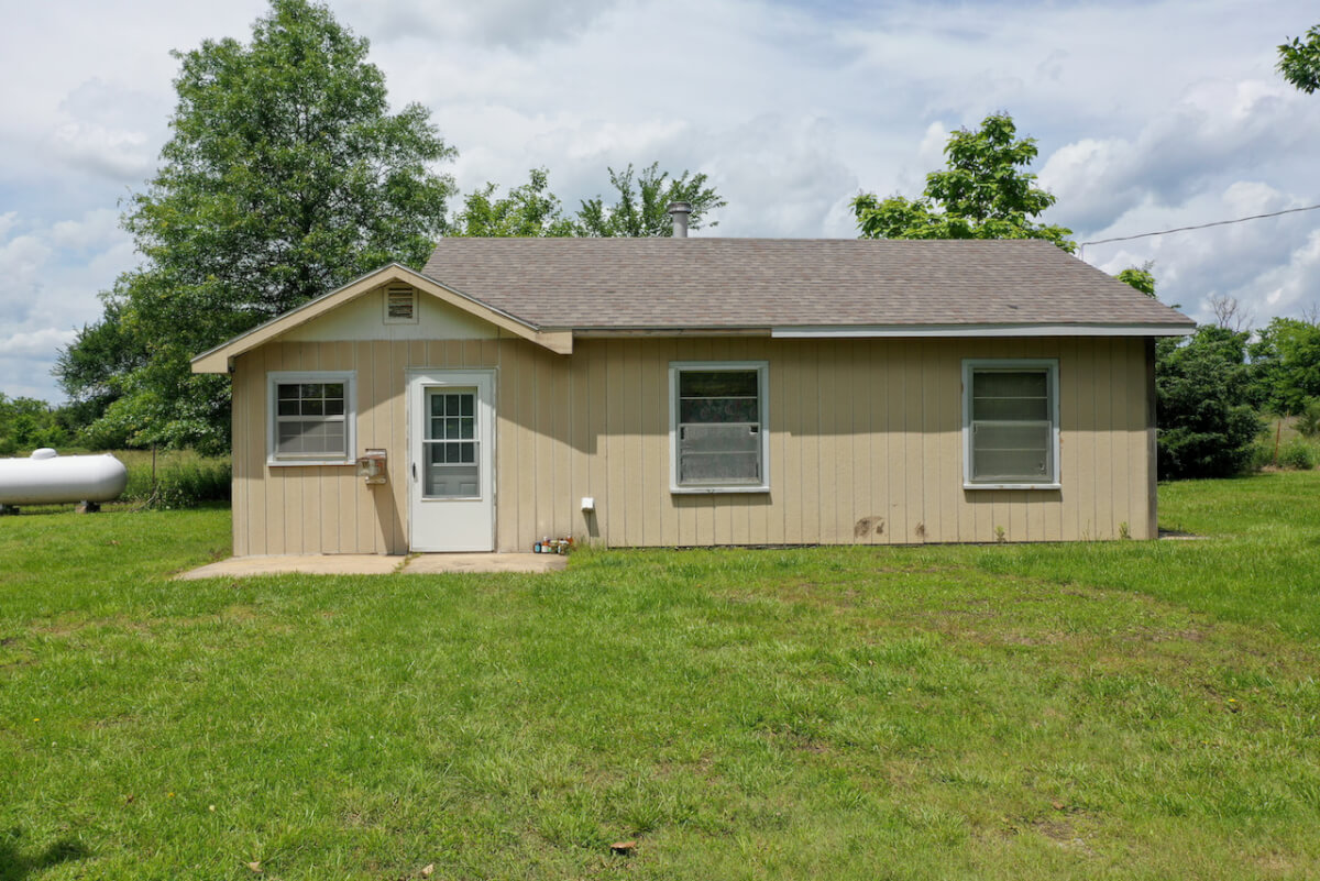 Cabin & Large Garage on 12+ Acres Just North of Fall River Lake in