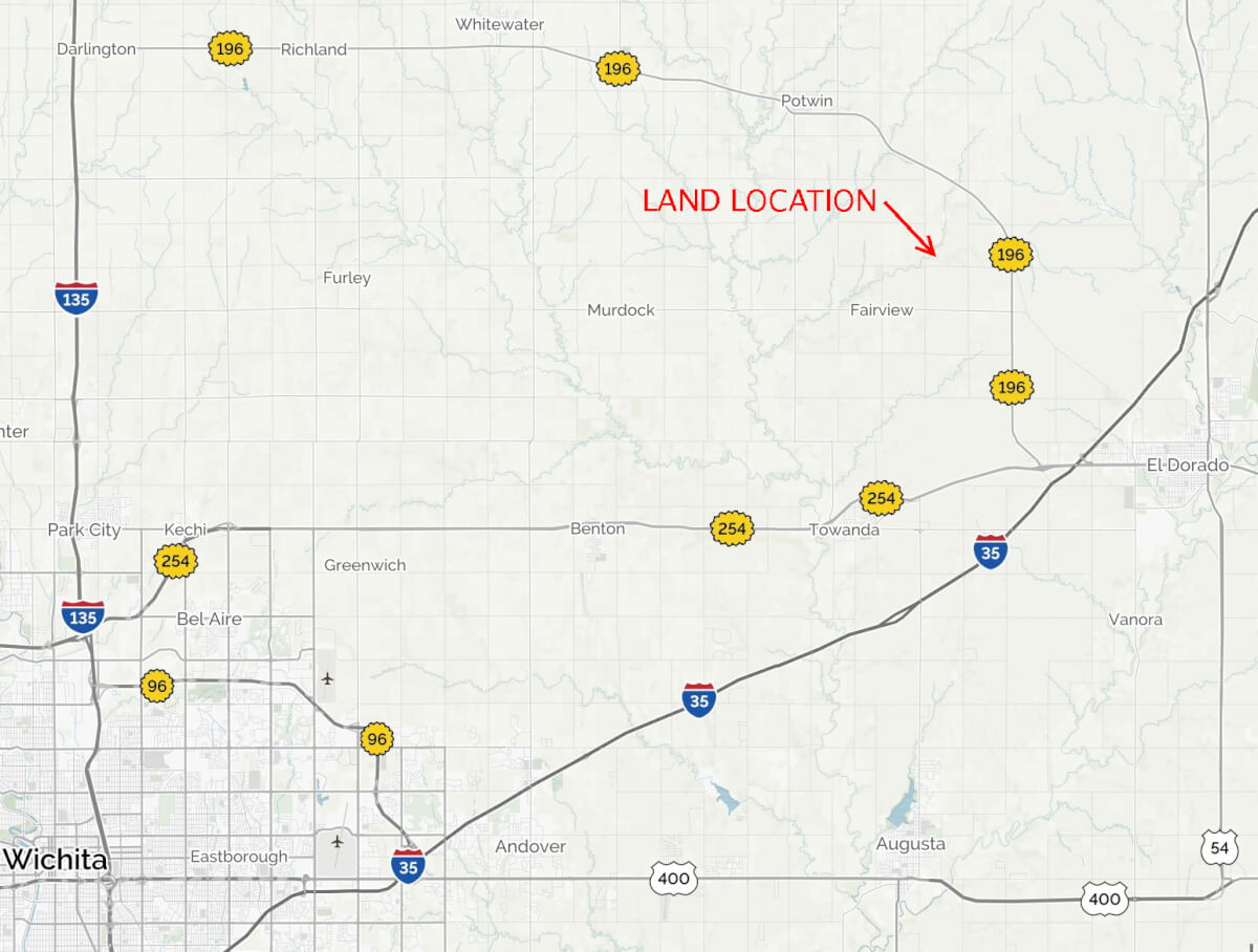 Kansas Land For Sale Near Towanda, Butler County Ks Sundgren Realty Inc