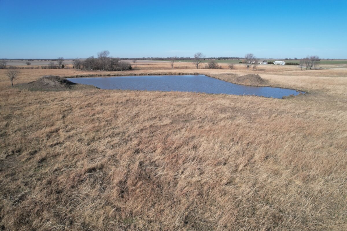 Coffey County, Kansas Land Auction, Tract 4 80 Acres Pasture and 2 Ponds Near Lebo Sundgren