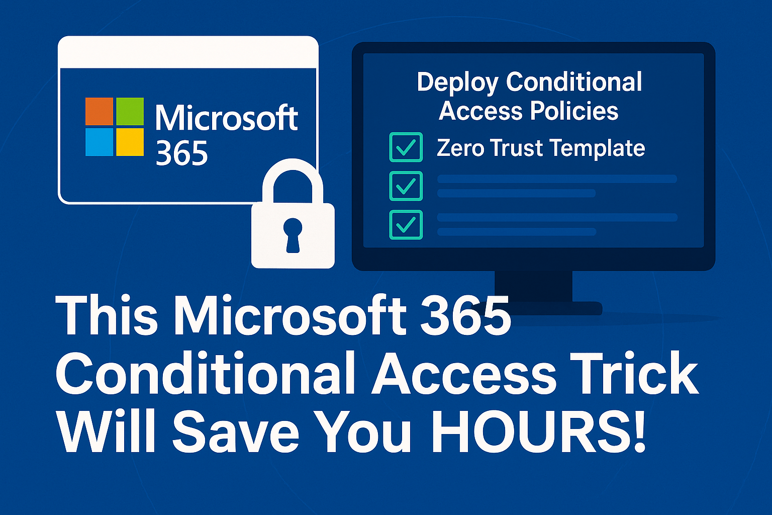 This Microsoft 365 Conditional Access Trick Will Save You Hours Sun