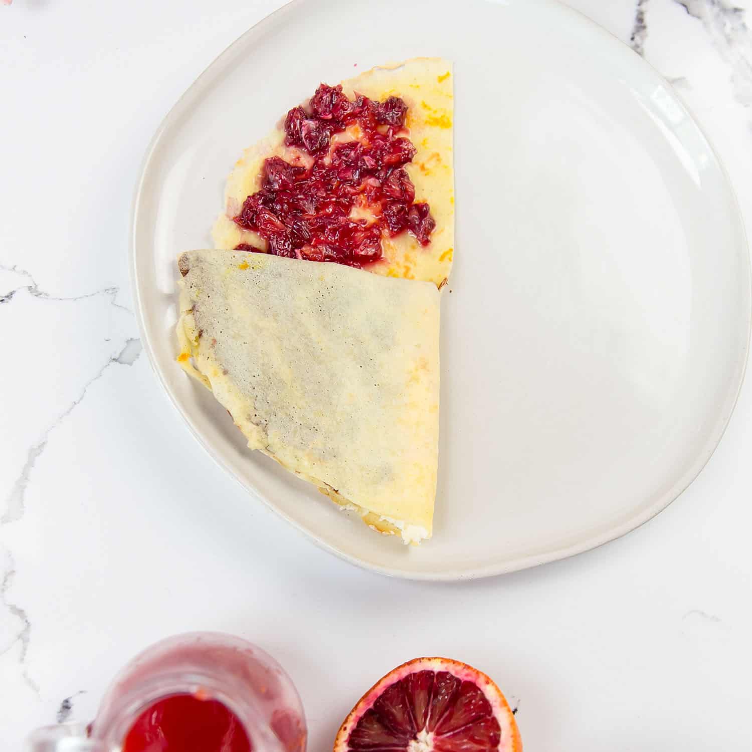 Blood Orange Chocolate Hazelnut Crepes Sunkist