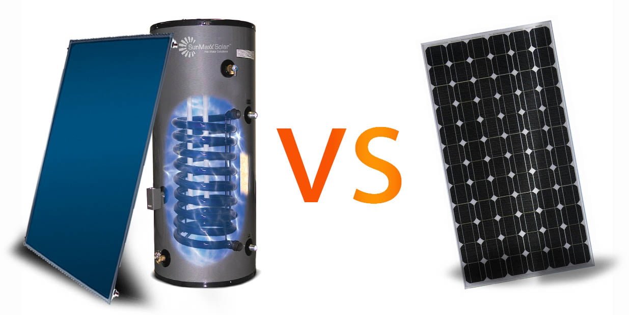 SOLAR WATER & SPACE HEATING WINS OVER PHOTOVOLTAIC SunMaxx Solar