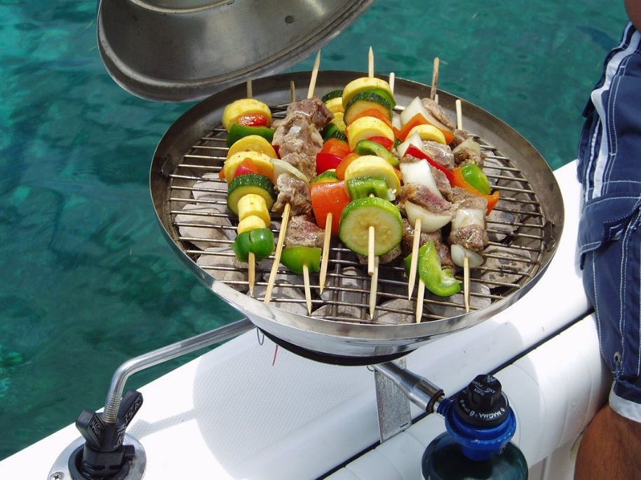 Magma Party Size Marine Kettle Gas Grill A10215 SunnySports