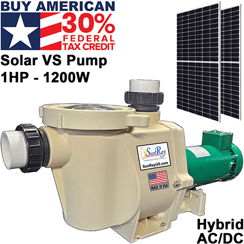 SunRay Solar Pool Pumps - Solar Powered Pool Pumps - Residential