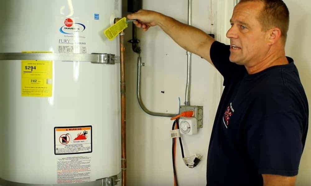 Why Is my hot water heater making noise like water running?