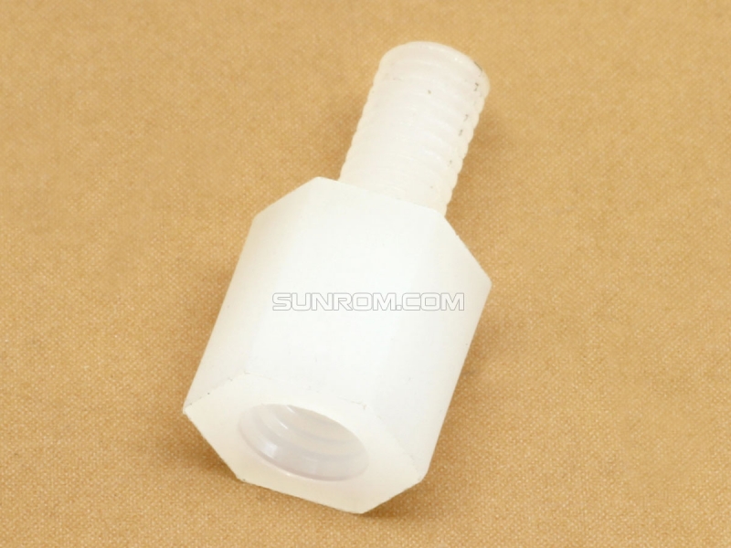 Plastic Hex Spacer M3 Thread x Length 6mm [6255] Sunrom Electronics