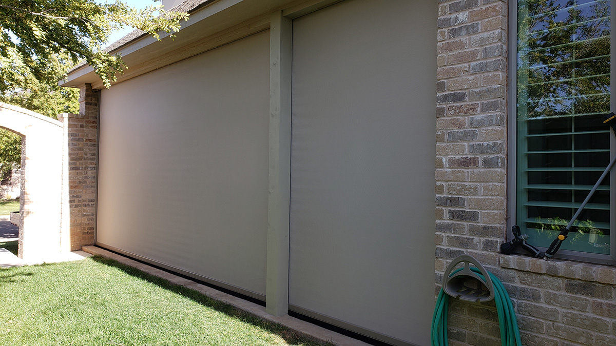 Motorized Patio Screens & Retractable Shades Sunset Outdoor
