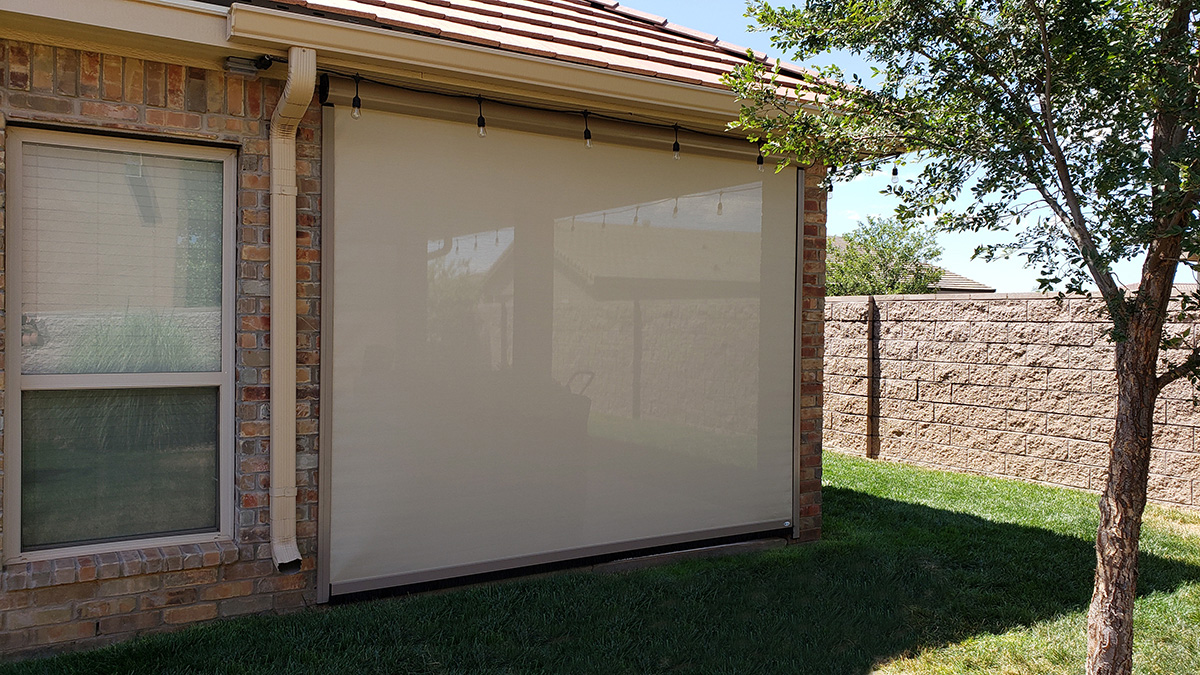 Motorized Patio Screens & Retractable Shades Sunset Outdoor