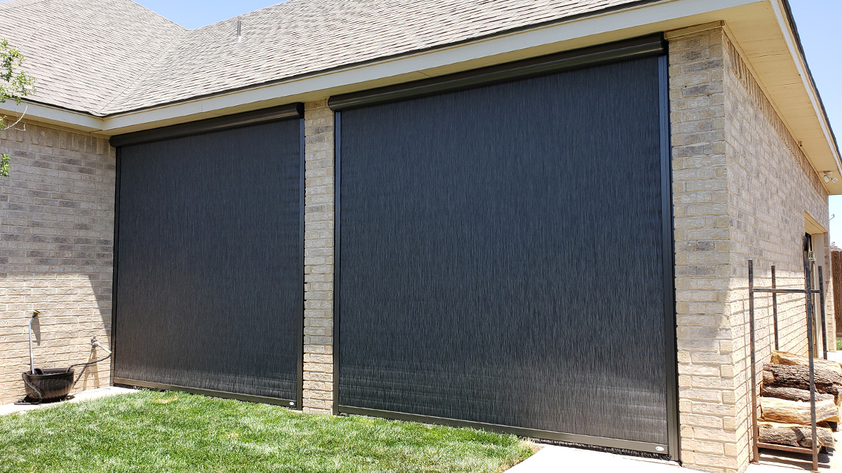 Motorized Patio Screens & Retractable Shades Sunset Outdoor