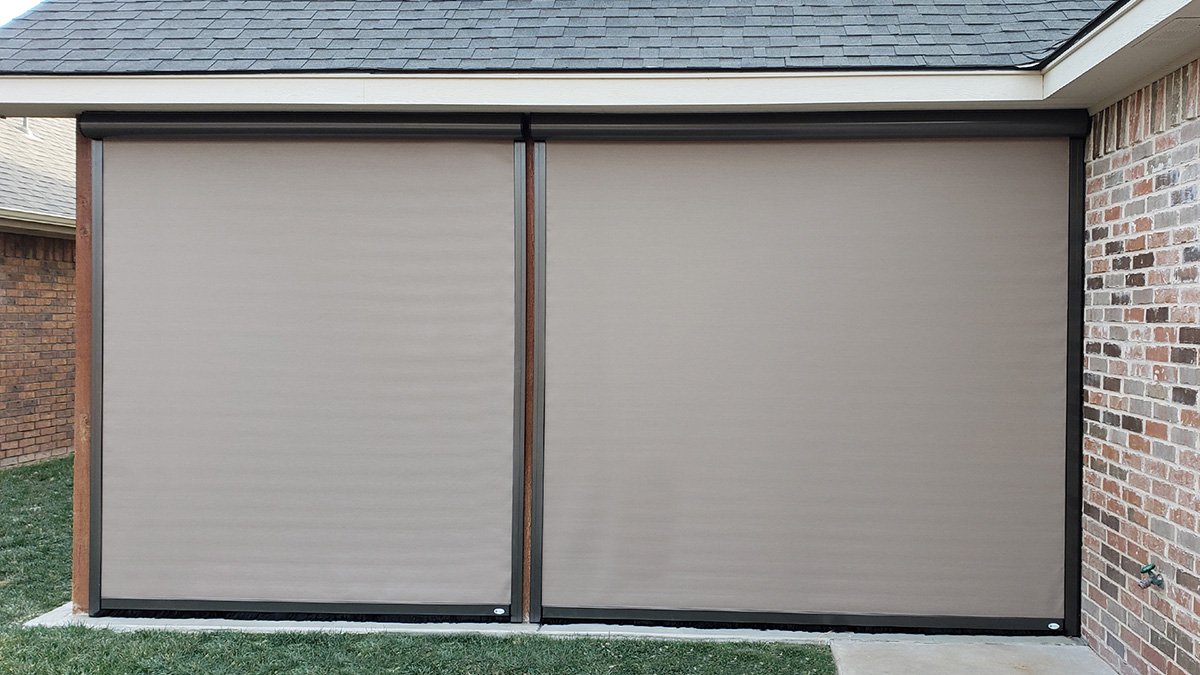 Motorized Patio Screens & Retractable Shades Sunset Outdoor