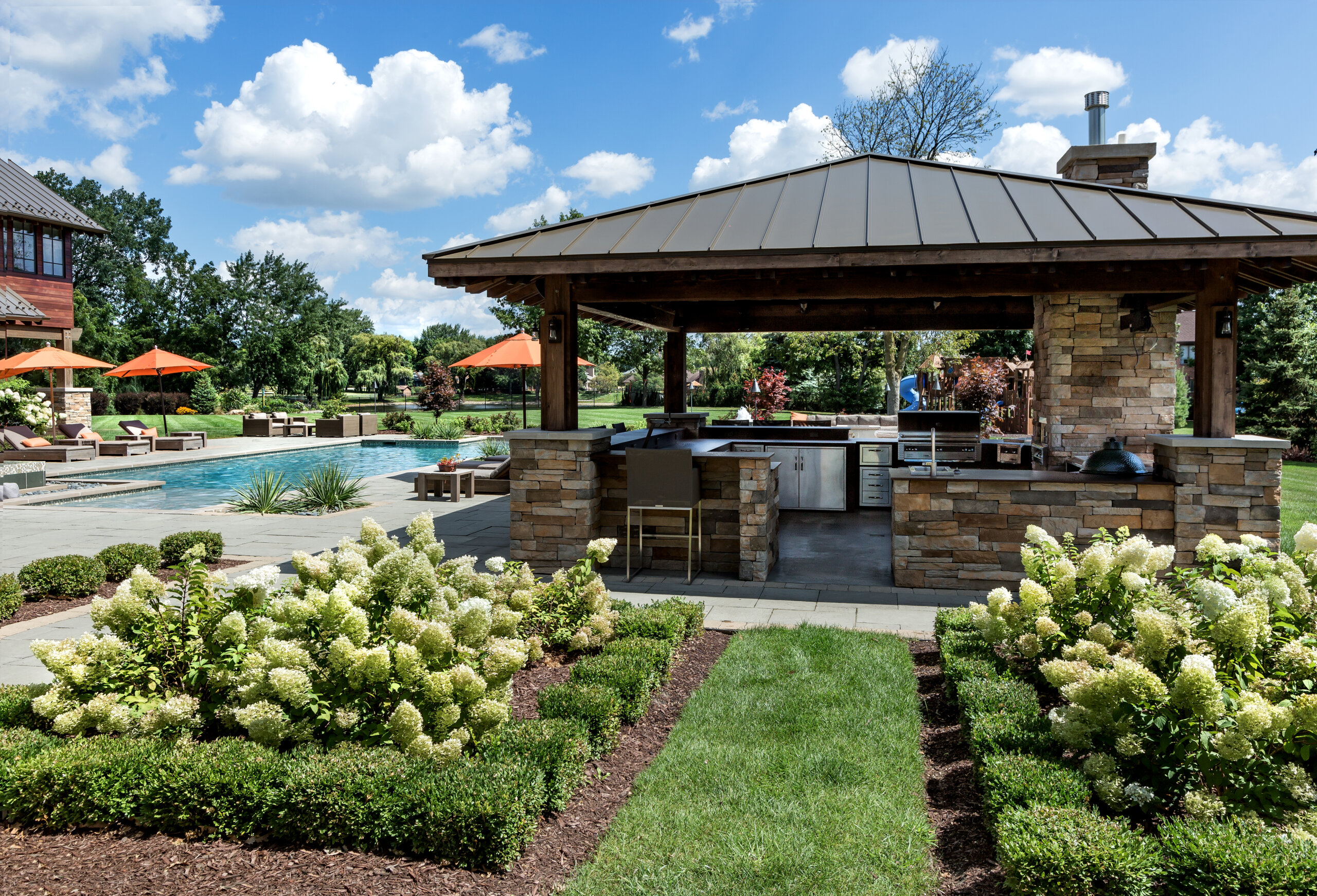 Walnut Inground Pool Designs Sunset Pools & Spas