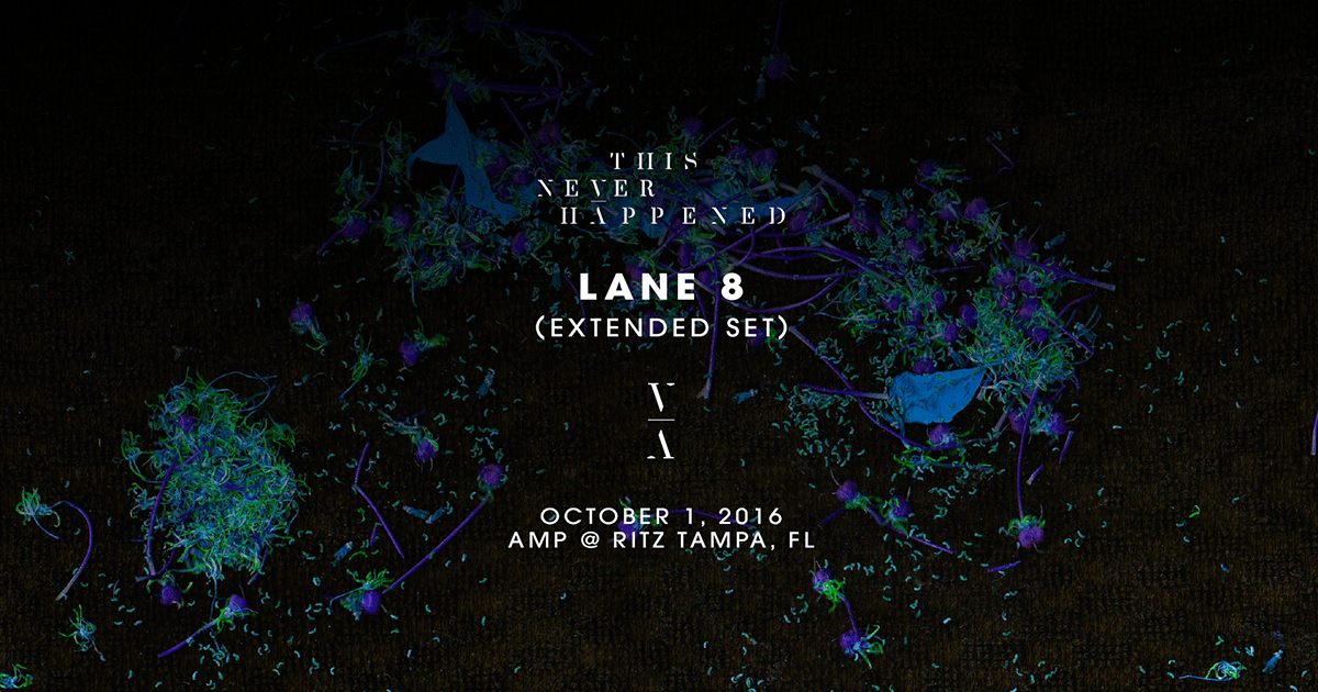 Lane 8 Brings 'This Never Happened' to Tampa in October Sunset Events