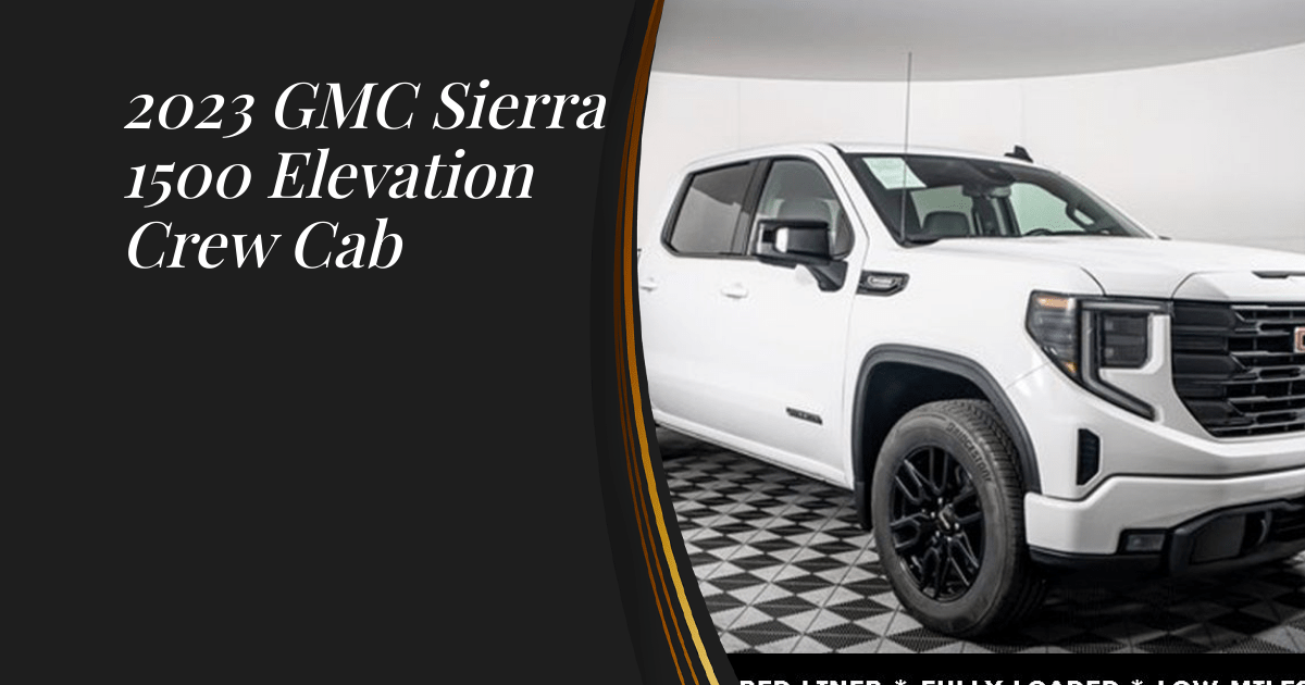 2023 GMC Sierra 1500 Elevation Crew Cab Sunset Trucks