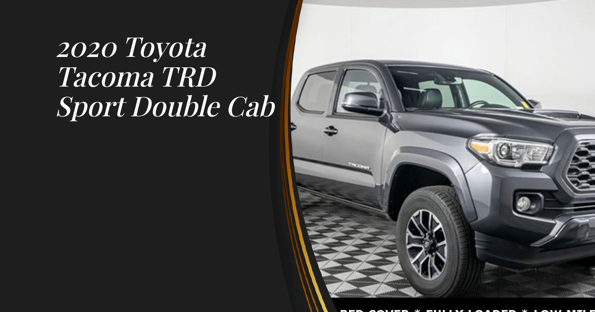 2020 Toyota TRD Sport Double Cab Sunset Trucks