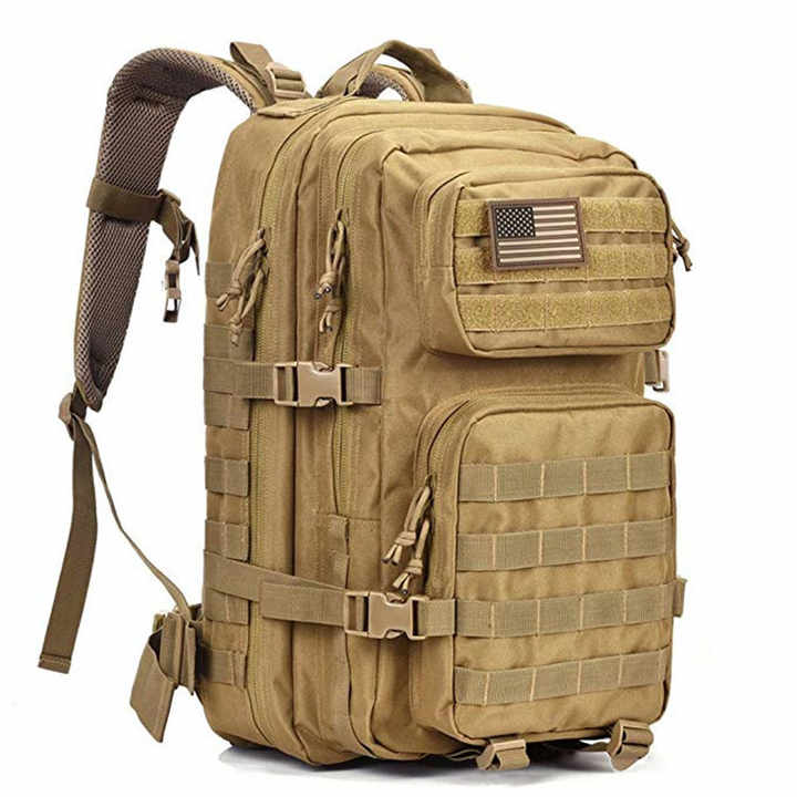 Tactical Backpack 42L Large Rucksack Outdoor Military Army Assault Pack