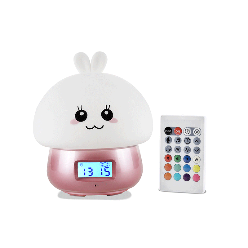 Cute Animal Alarm Clock With Light bedside lamp lcd Guangzhou Sunshine Electronic Technology