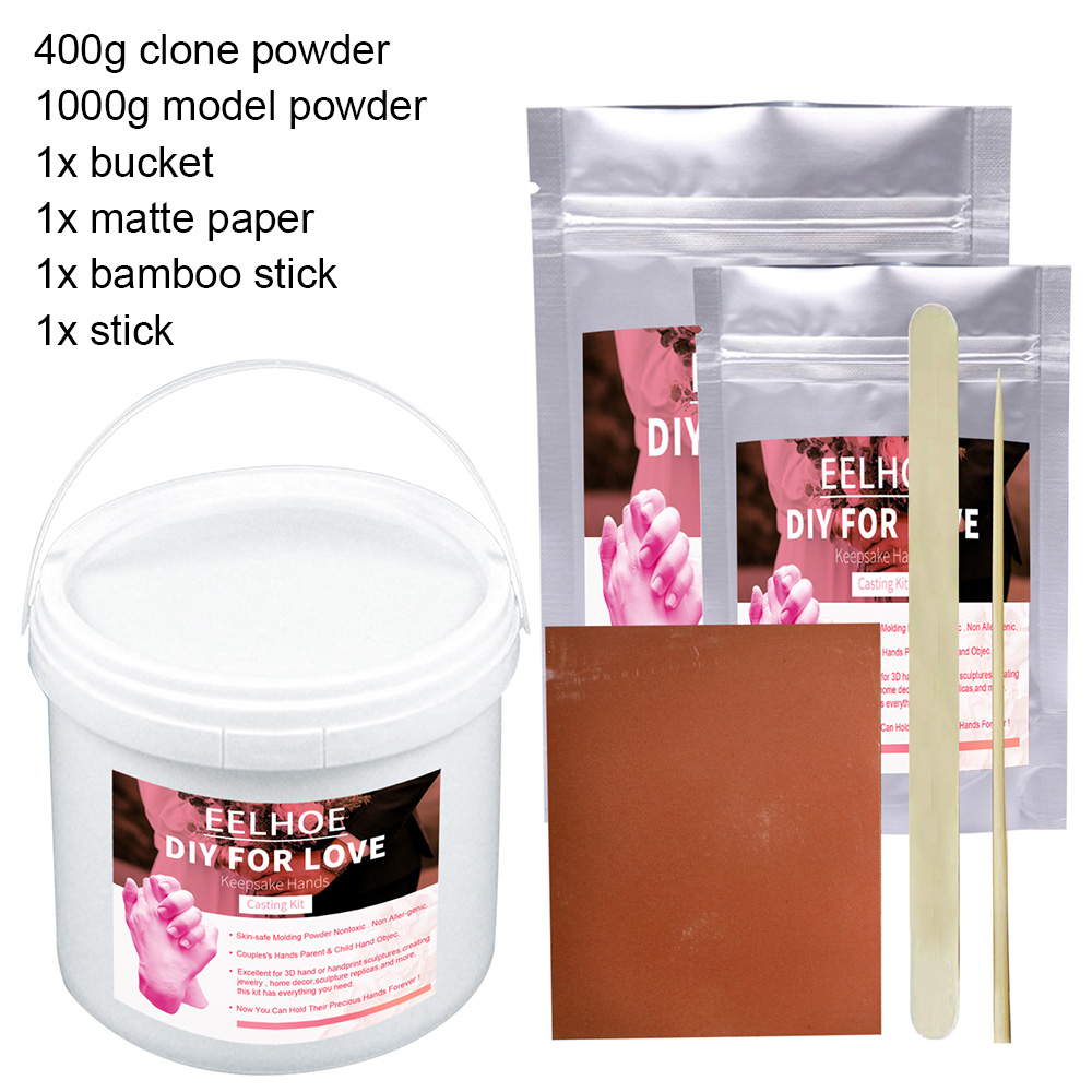 KEEPSAKE HANDS DIY CASTING KIT 400G Clone Powder & 1000G Model Powder