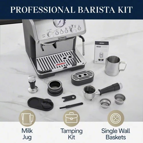 DeLonghi La Specialista Arte vs Breville Barista Express Top