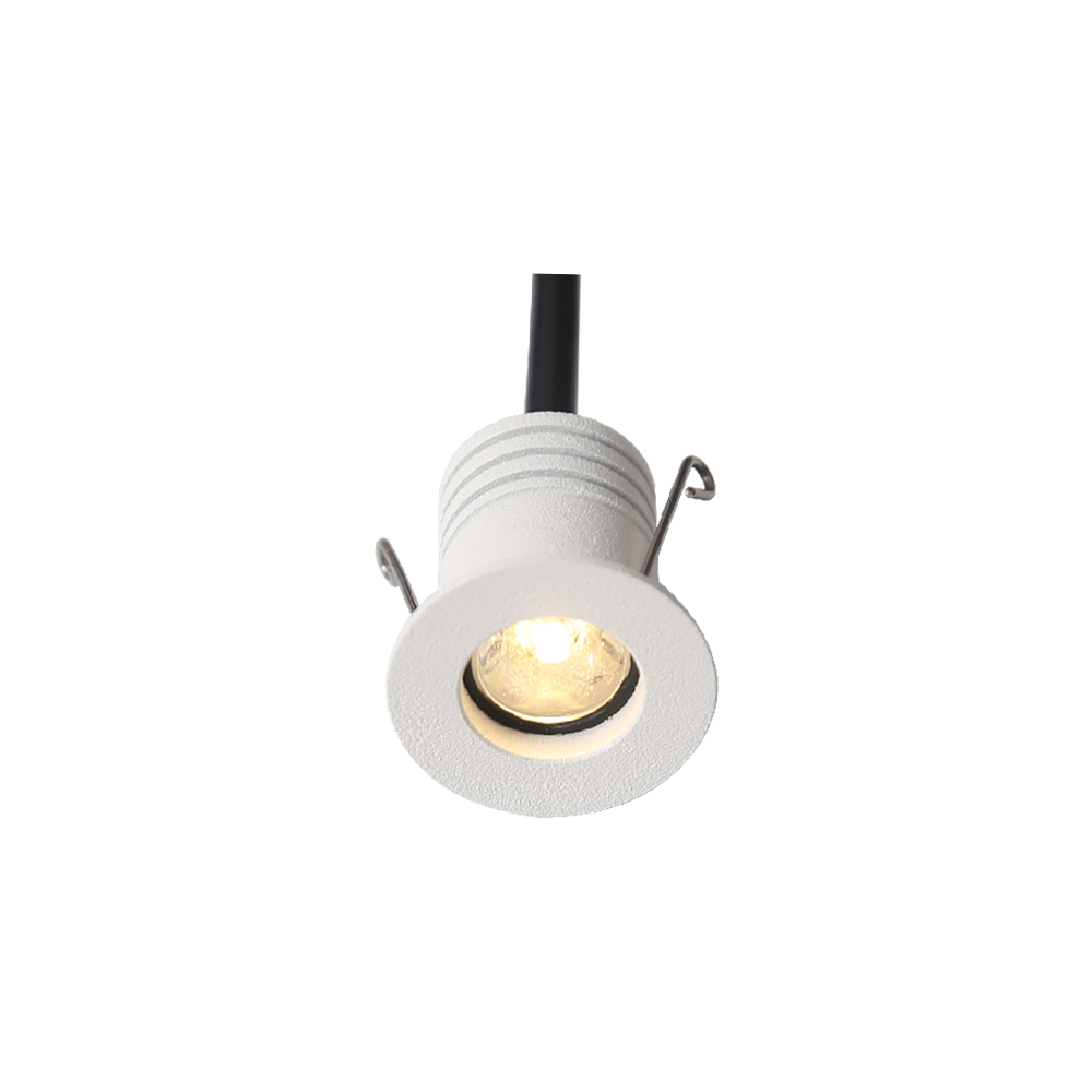 IP44 Small beam angle 12 degrees 1w led mini spot downlight