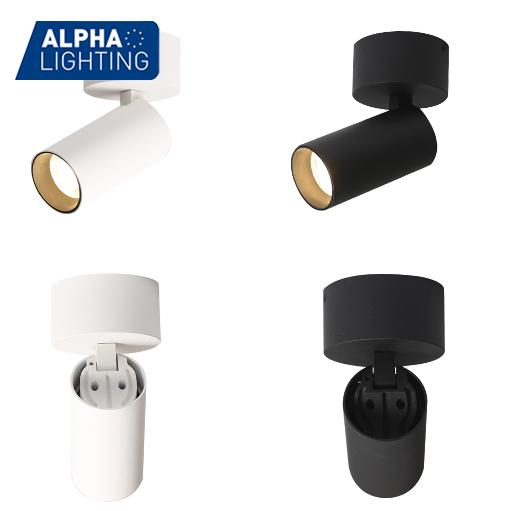 IP20 15W Adjustable Ceiling Surface LED Dimmable Spotlights