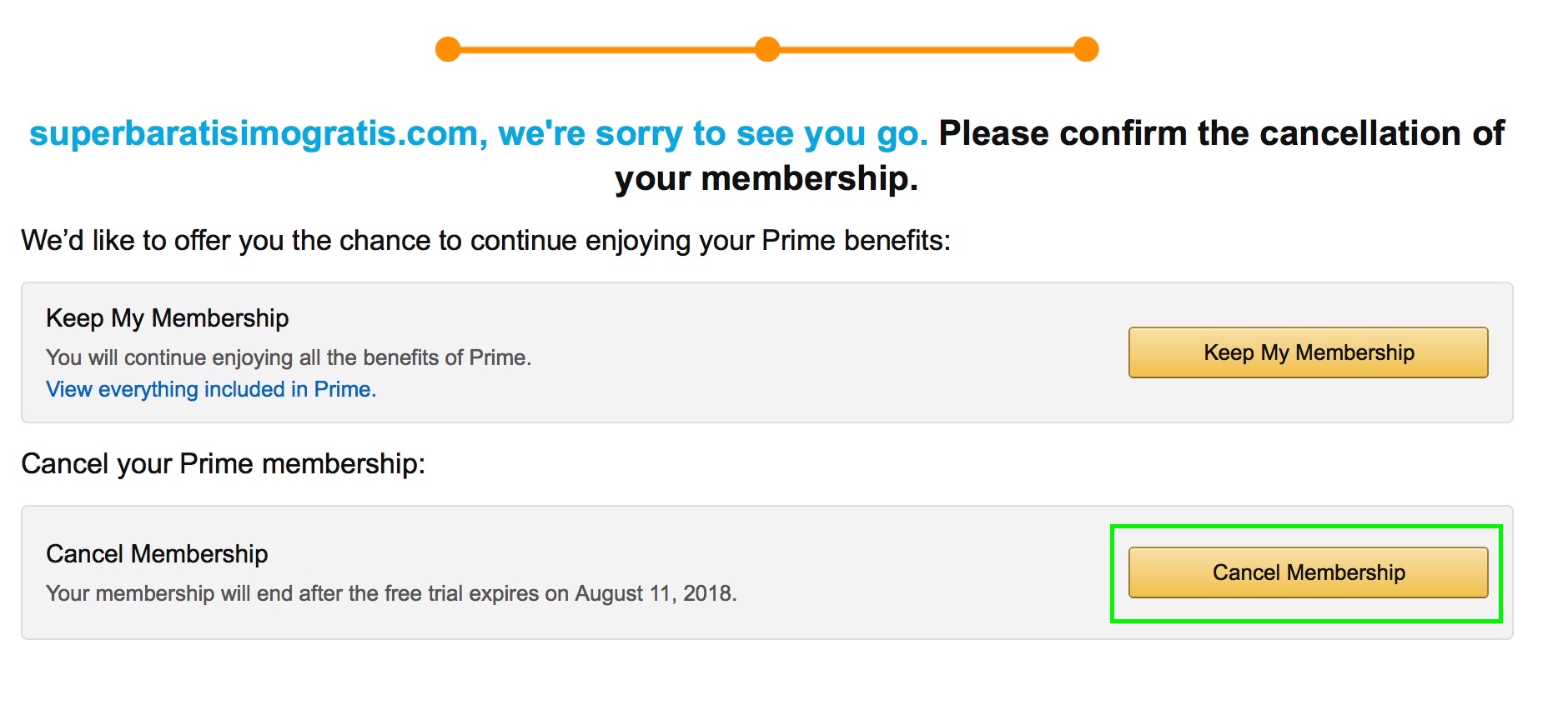 Cómo cancelar tu cuenta de Amazon Prime Súper Baratísimo Gratis
