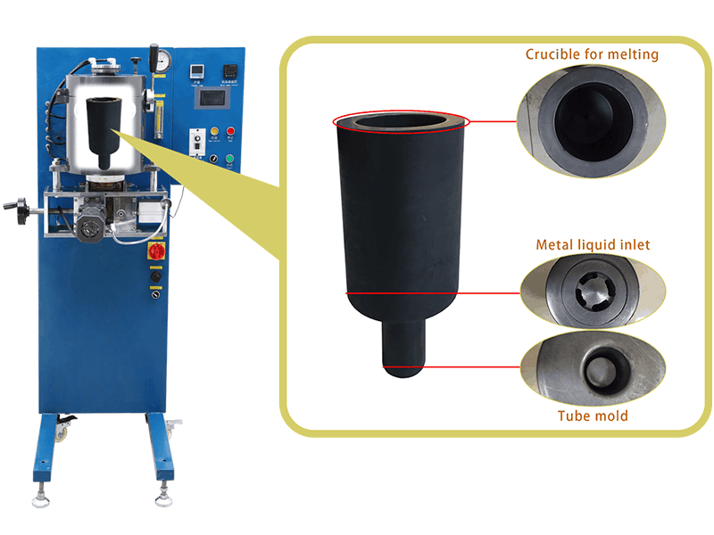 Jewelry continuous casting machine for gold, silver and copper Superb