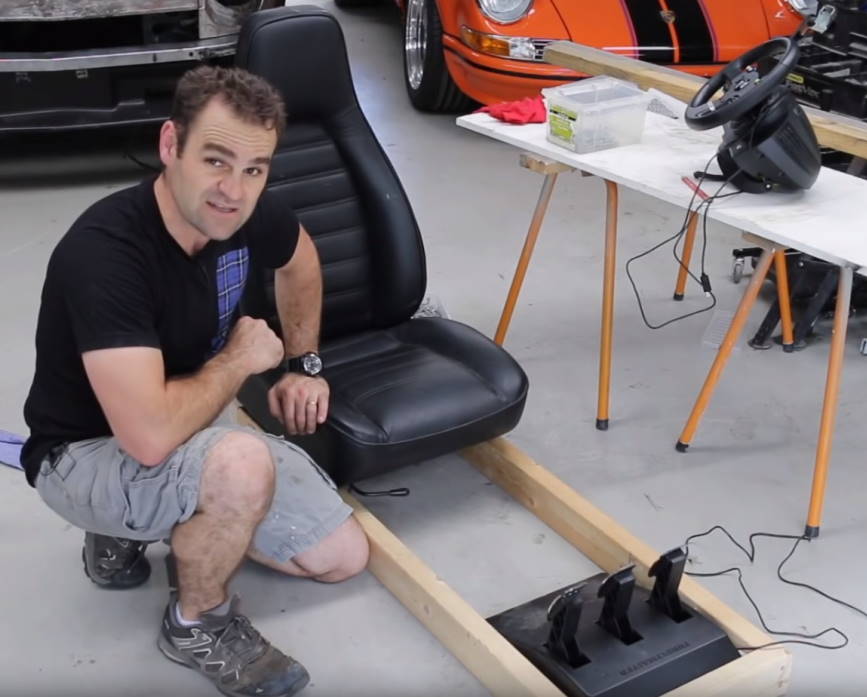 Build A Simple Racing Simulator Home Built by Jeff