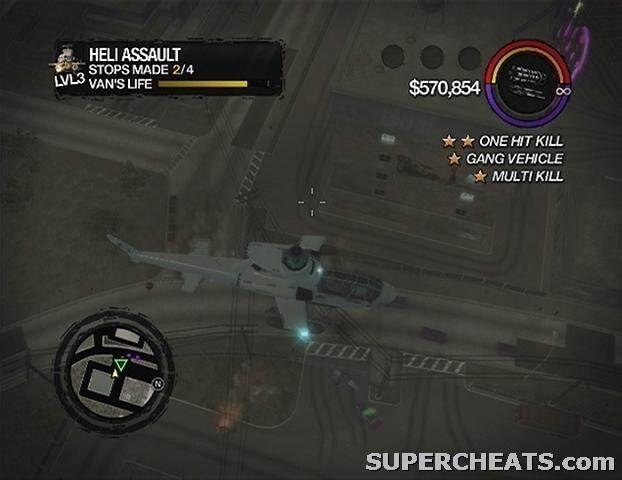 HELICOPTER CHEATS FOR SAINTS ROW 2