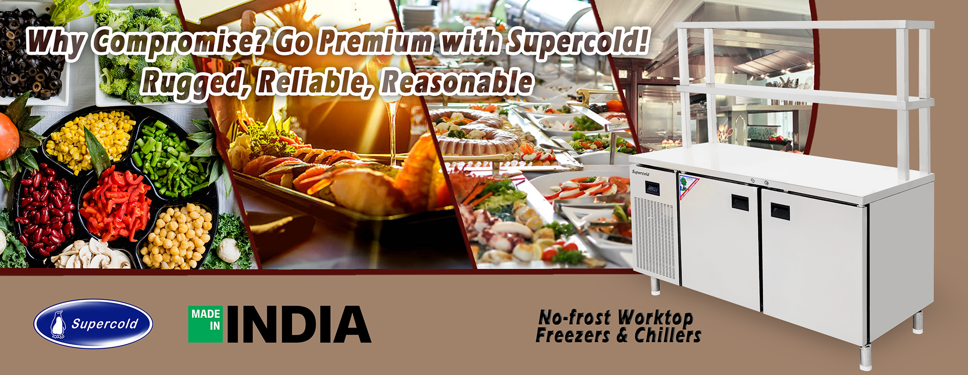 Supercold Ice Cube Making Machines, Blast Freezers, Worktop