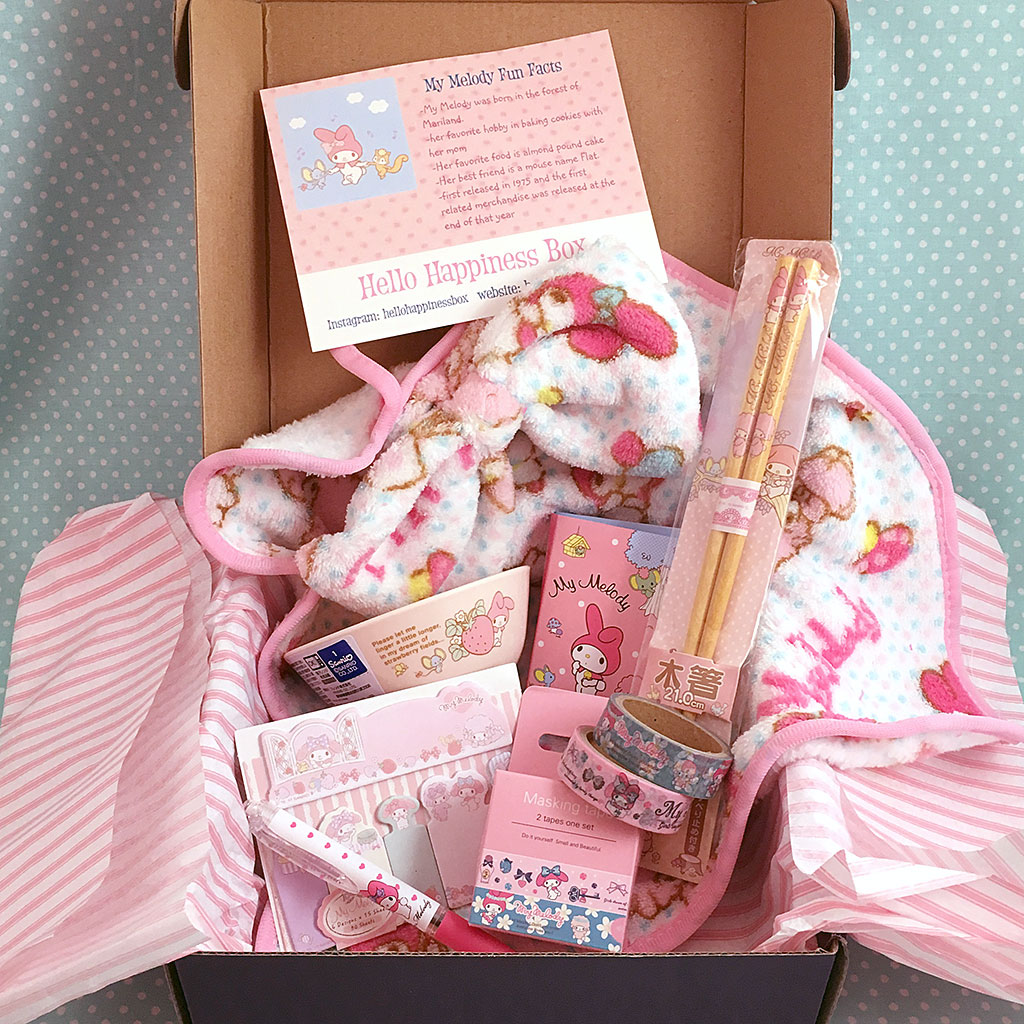 Hello Happiness Kawaii Subscription Box Review Super Cute Kawaii!!
