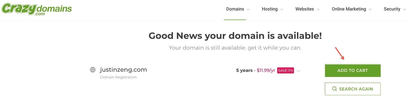 Up to 70 Off Crazy Domains promo code & deals in Jul 2021 Super Easy